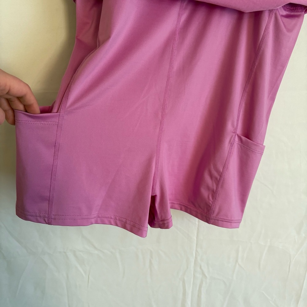 Flex Strappy Dress With Built In Shorts Liner Purple Racerback | All In Motion - Picture 13 of 16